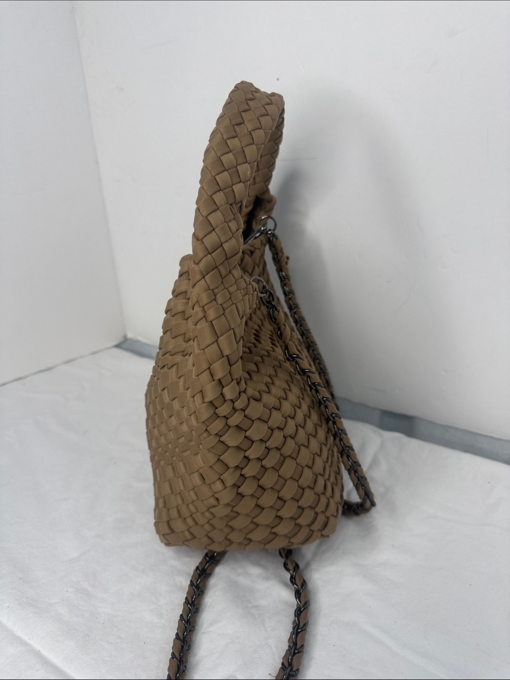 Textured Weave Mini Shopper - Picture 4 of 7